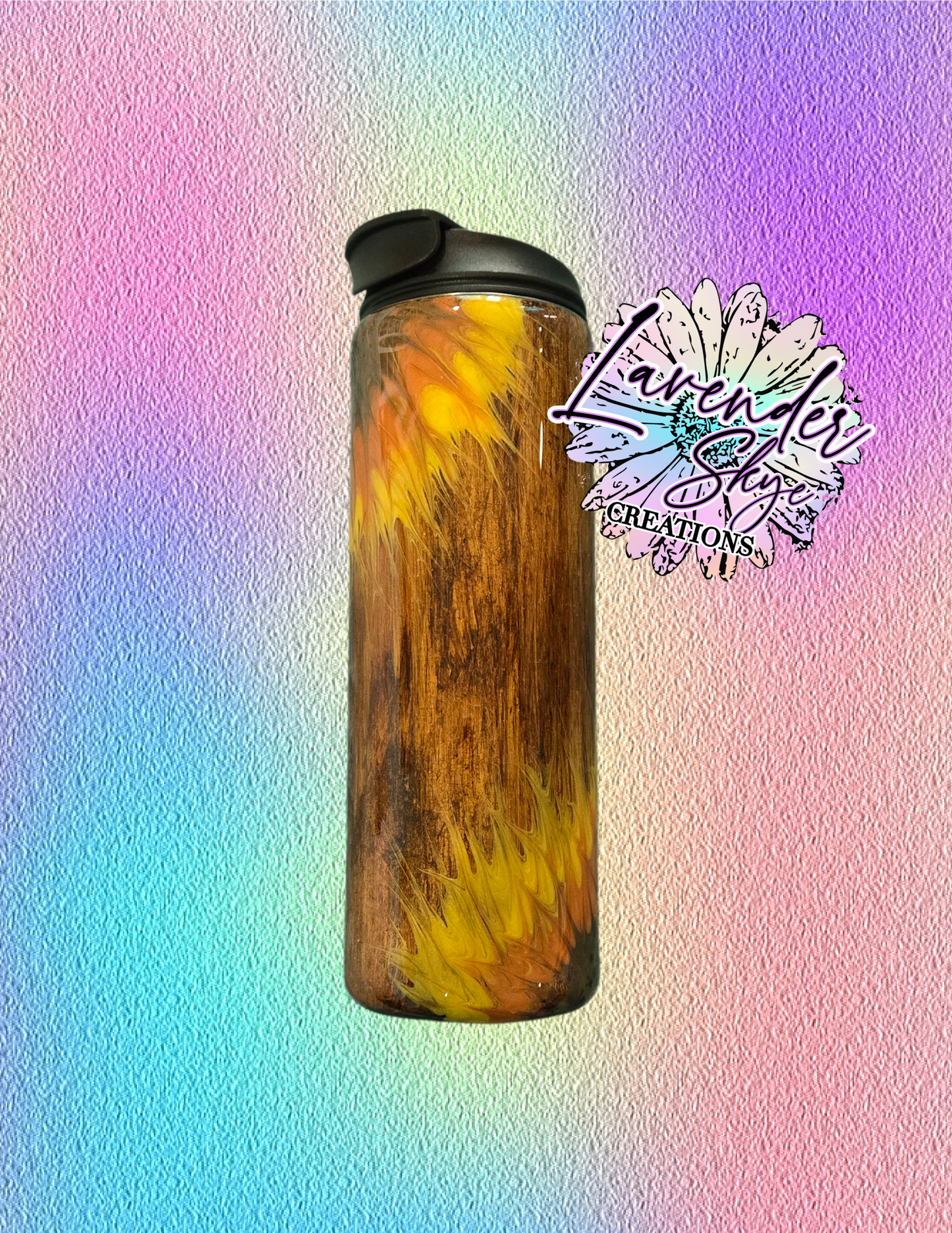 RTS 18oz Dual Flip {Sunflower Woodgrain w/ Glow}