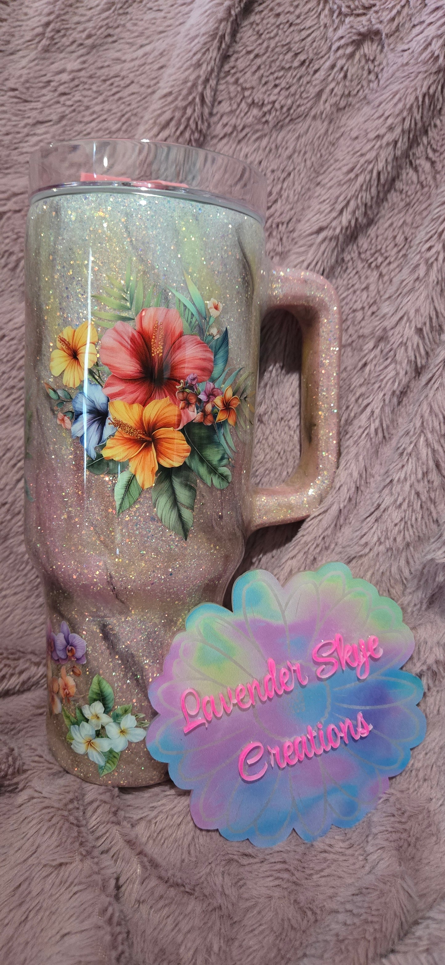 40oz Big Swig {Pink/Purple/Yellow Swipe}