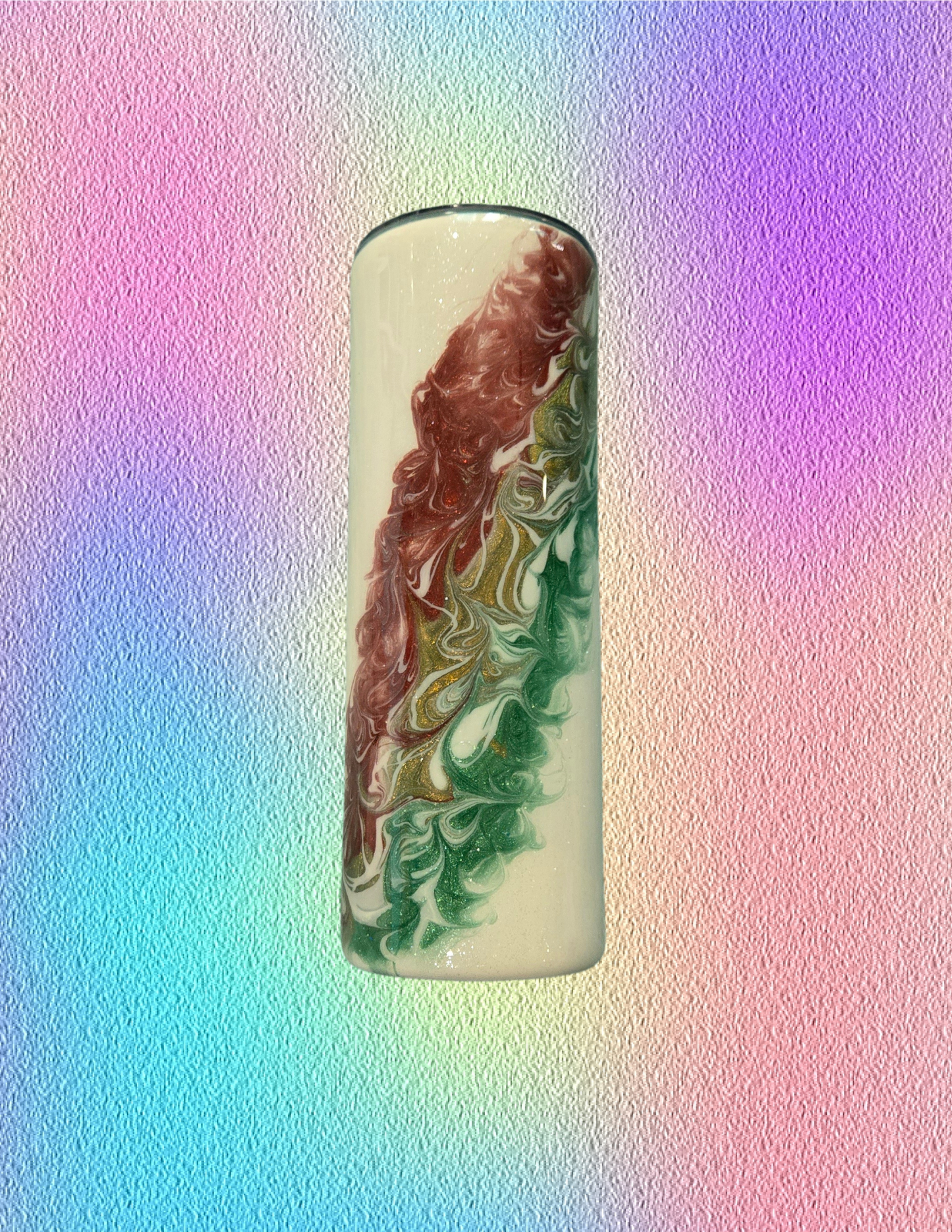 RTS 20oz Skinny {Merry Christmas Stinger w/ Glow}