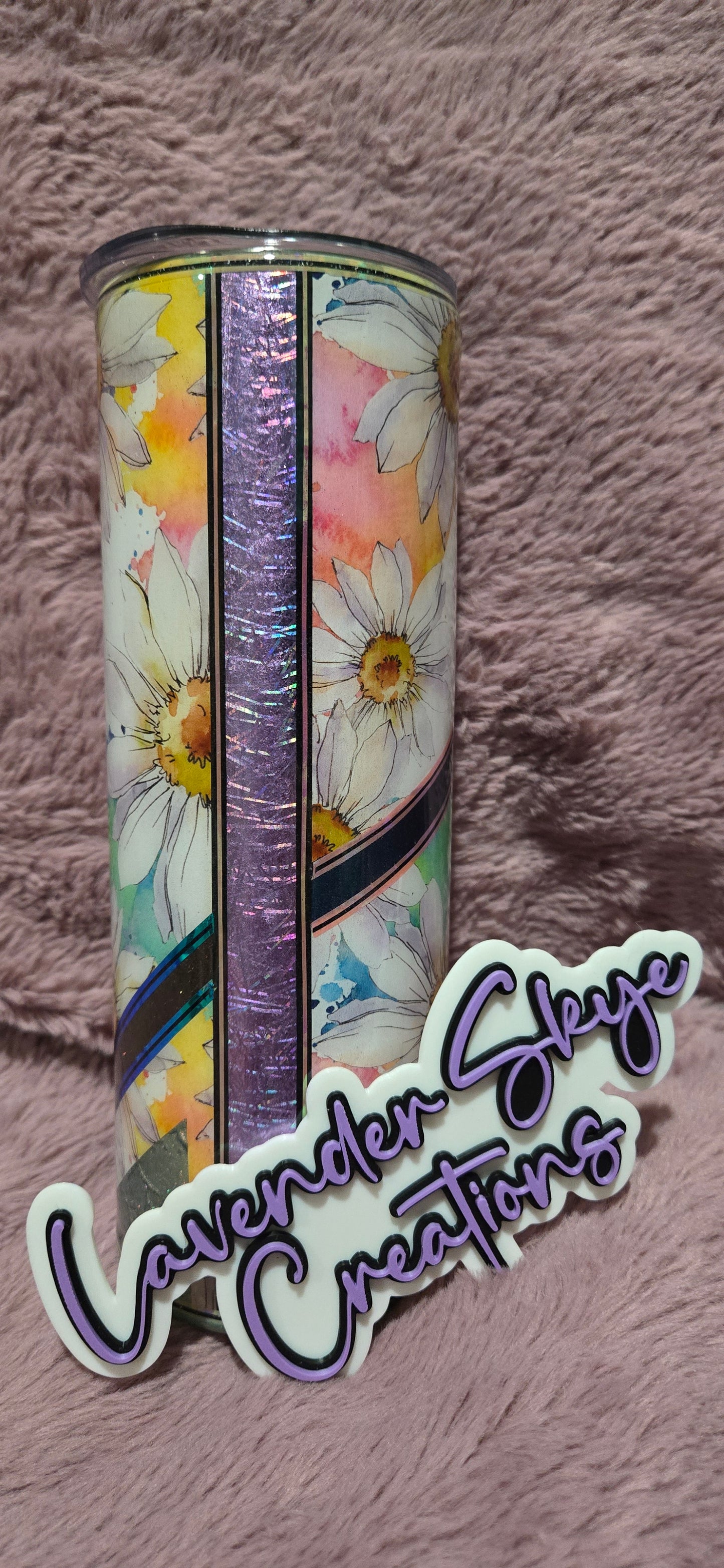 RTS 20oz Skinny {Small Steps Forward Daisy}