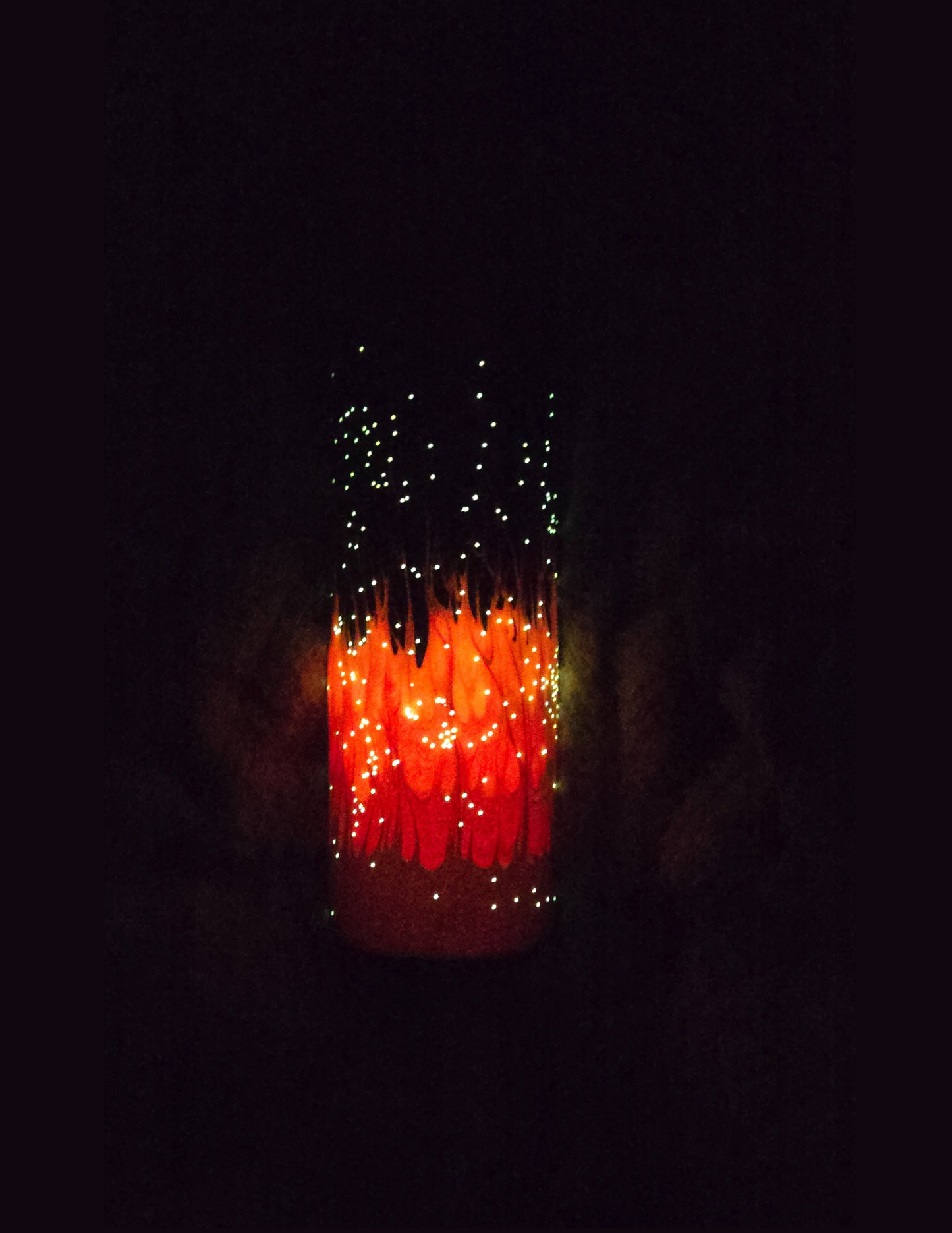 RTS 24oz Hydrofit {Fire Boujie w/ Glow}