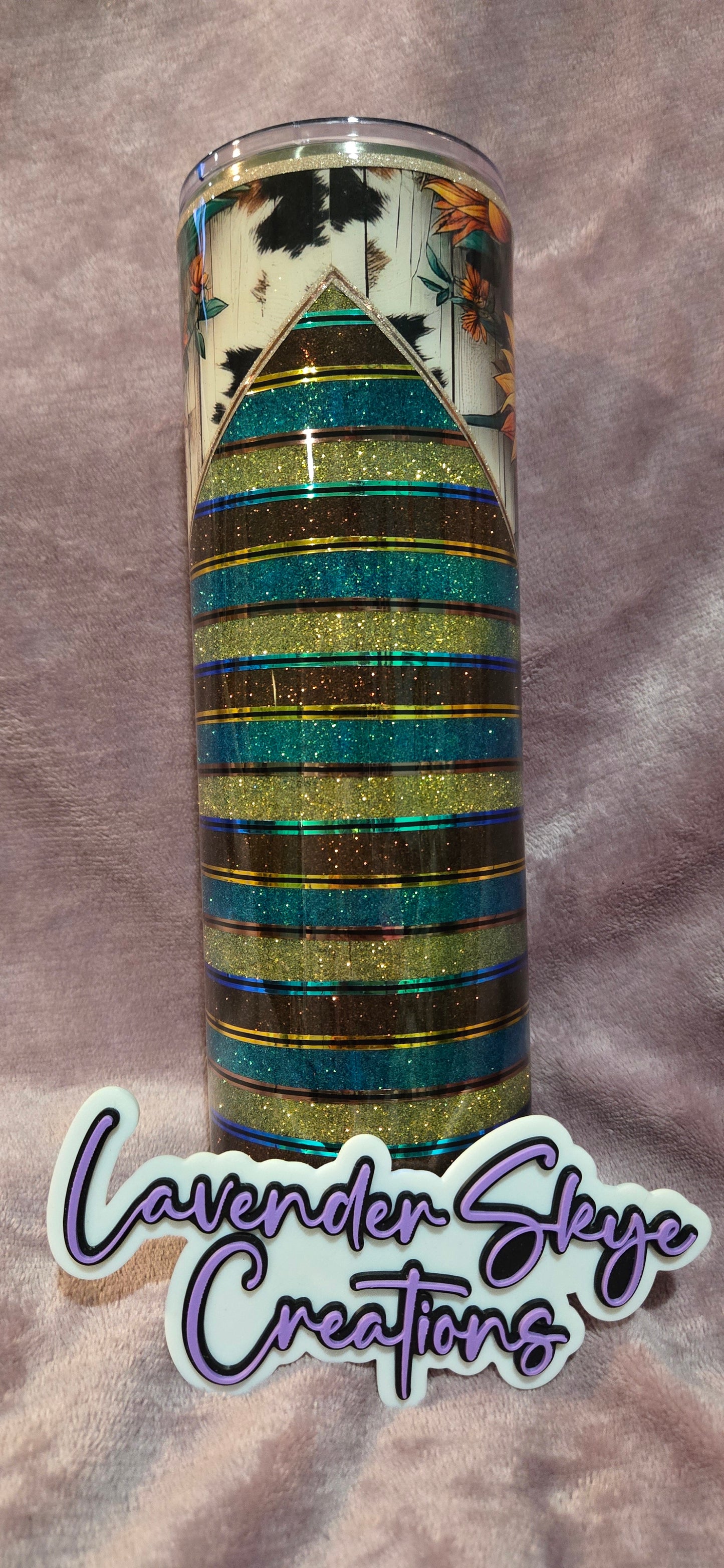 RTS 30oz Skinny {Sunflower Serape}