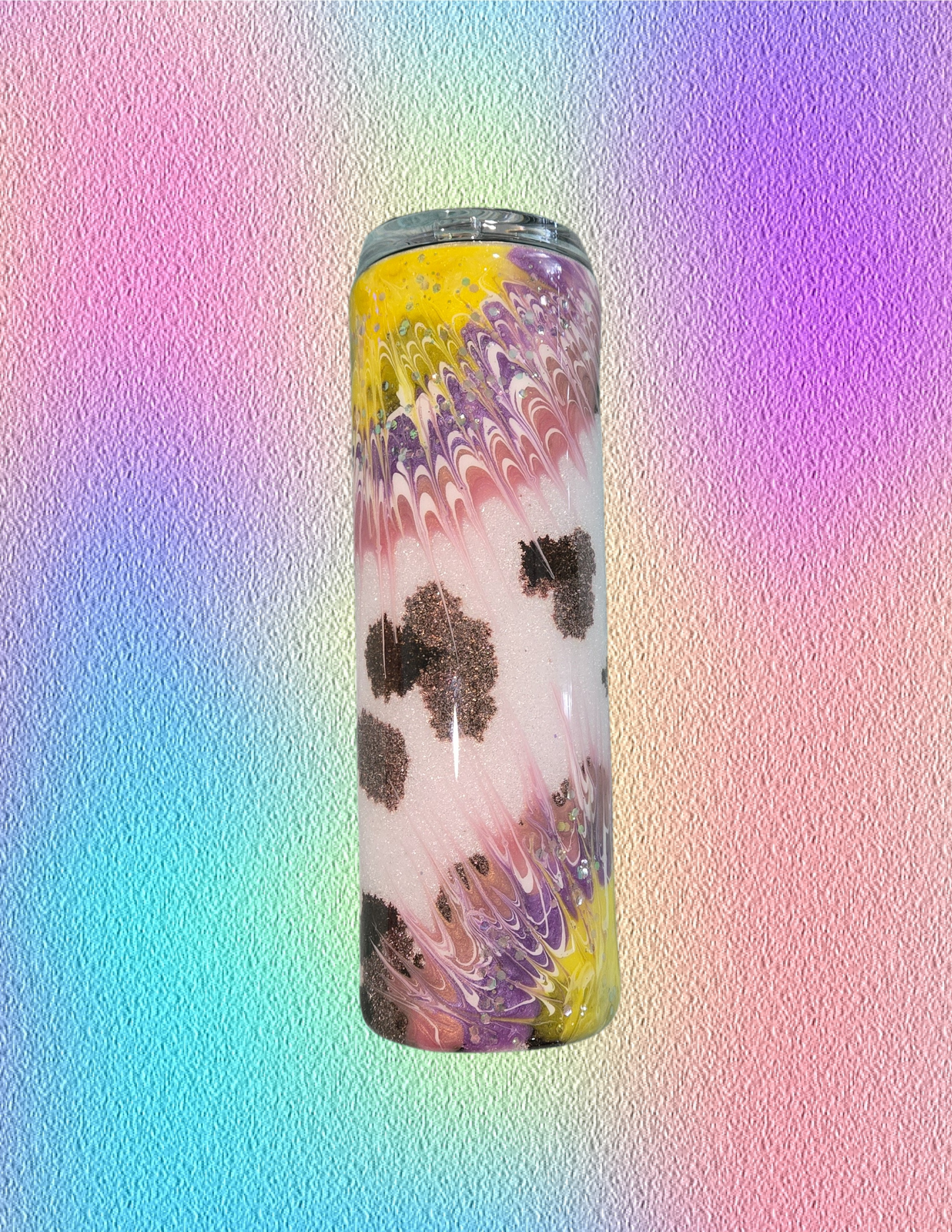 RTS 30oz Duo {Cow Boujie Flower w/ Glow}