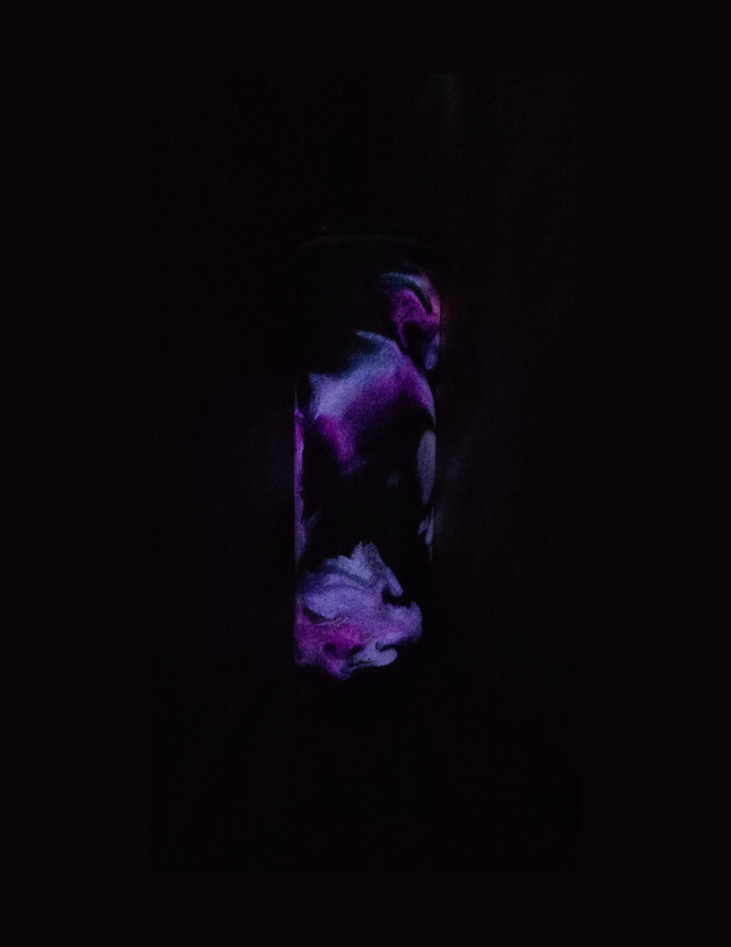 30oz Duo {Purple/Blue Ink Swirl w/ Glow}