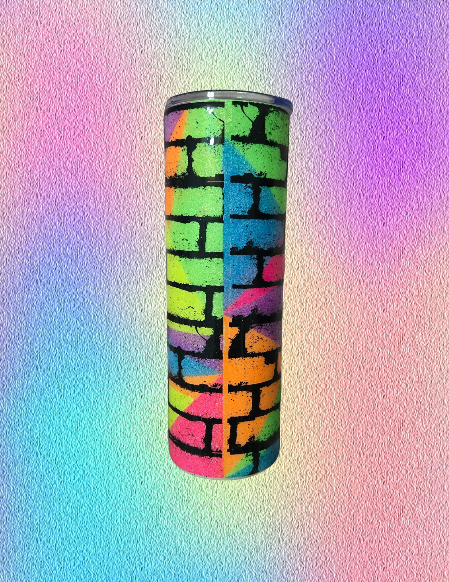 RTS 30oz Skinny {80s Neon Bricks}