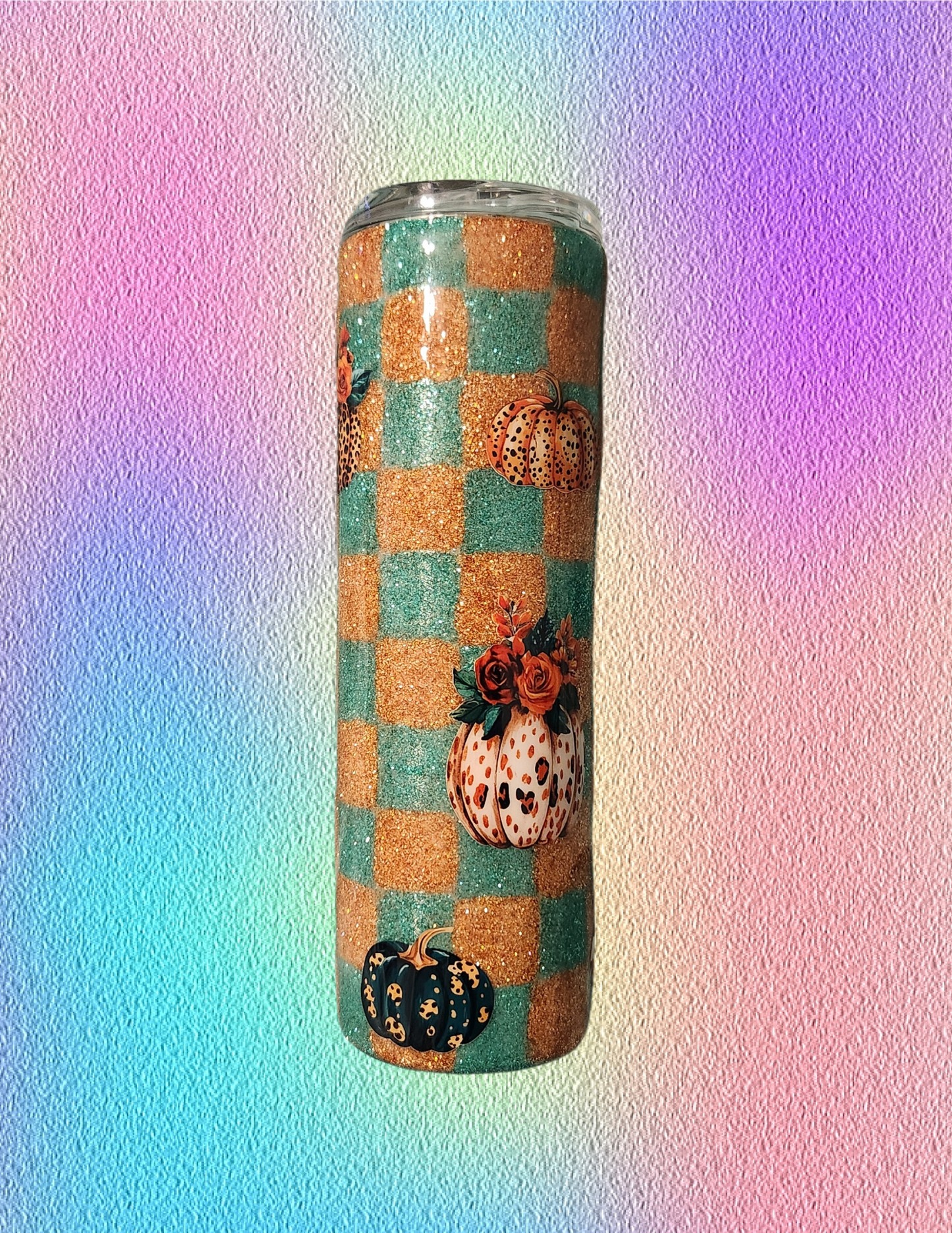 RTS 30oz Skinny {It's Fall Ya'll Checkerboard}