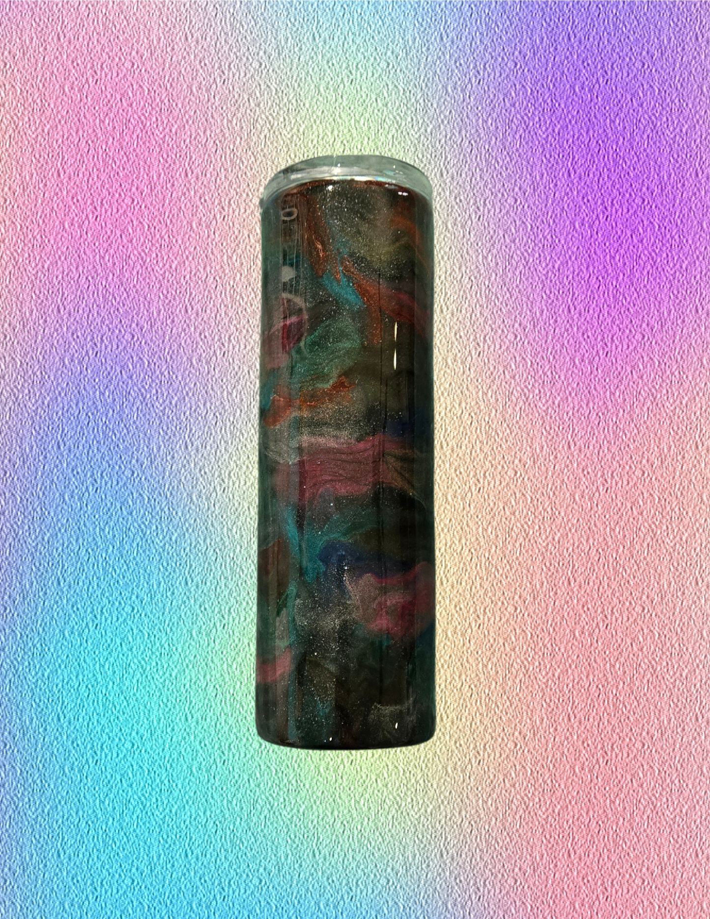 RTS 30oz Skinny {KGD Chrome Ink Swirl w/ Glow}