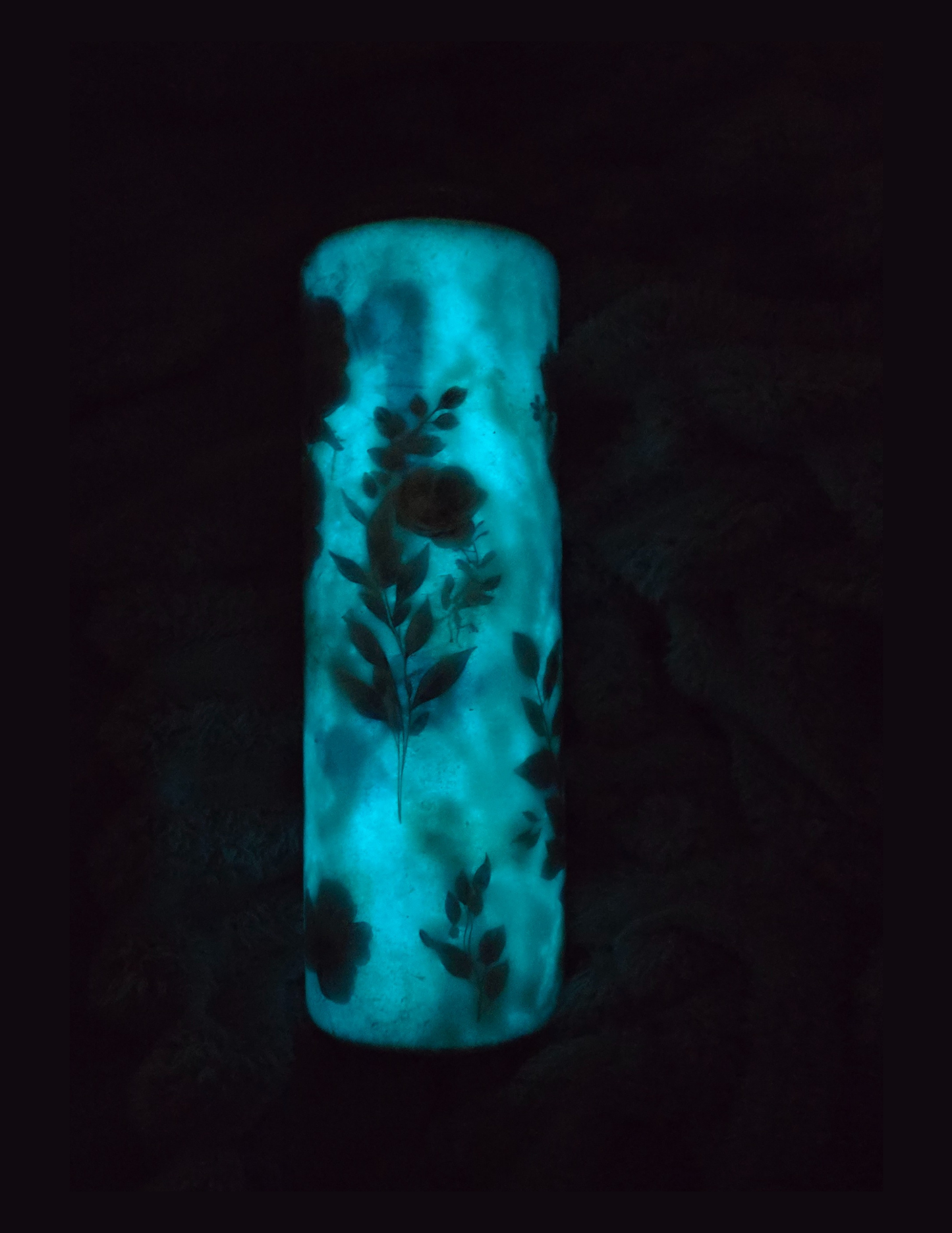 30oz Skinny {Opal MilkyWay w/ Glow}
