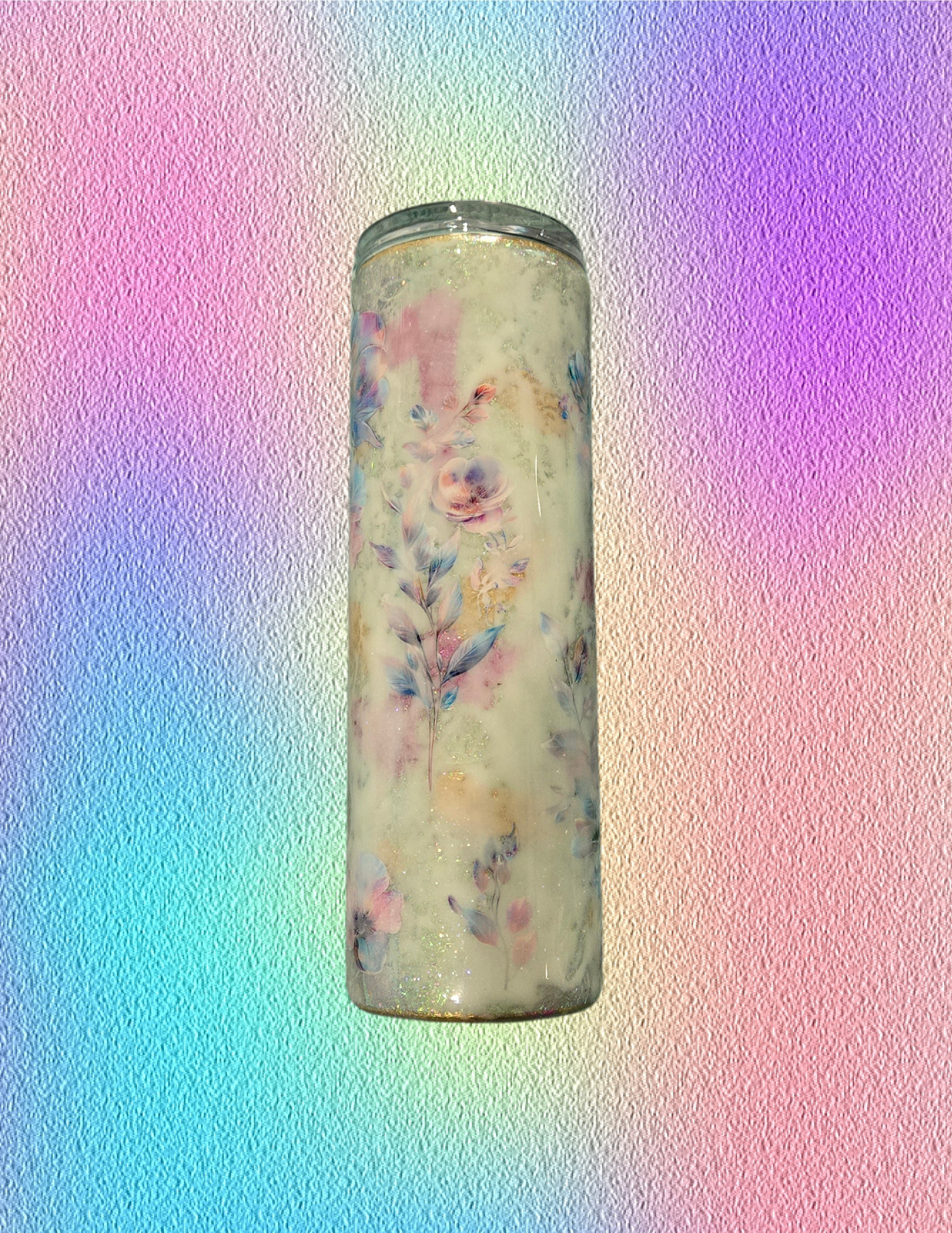 RTS 30oz Skinny {Opal MilkyWay w/ Glow}