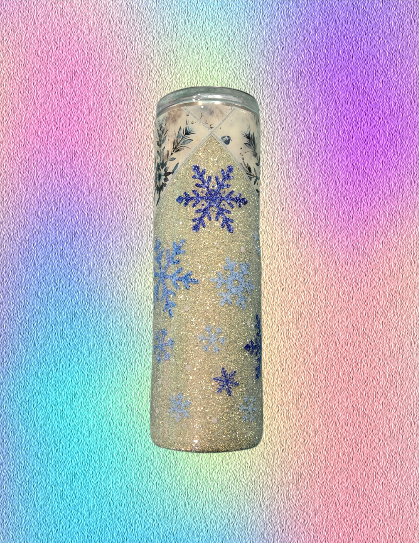 RTS 30oz Skinny {Winter Snowflakes}