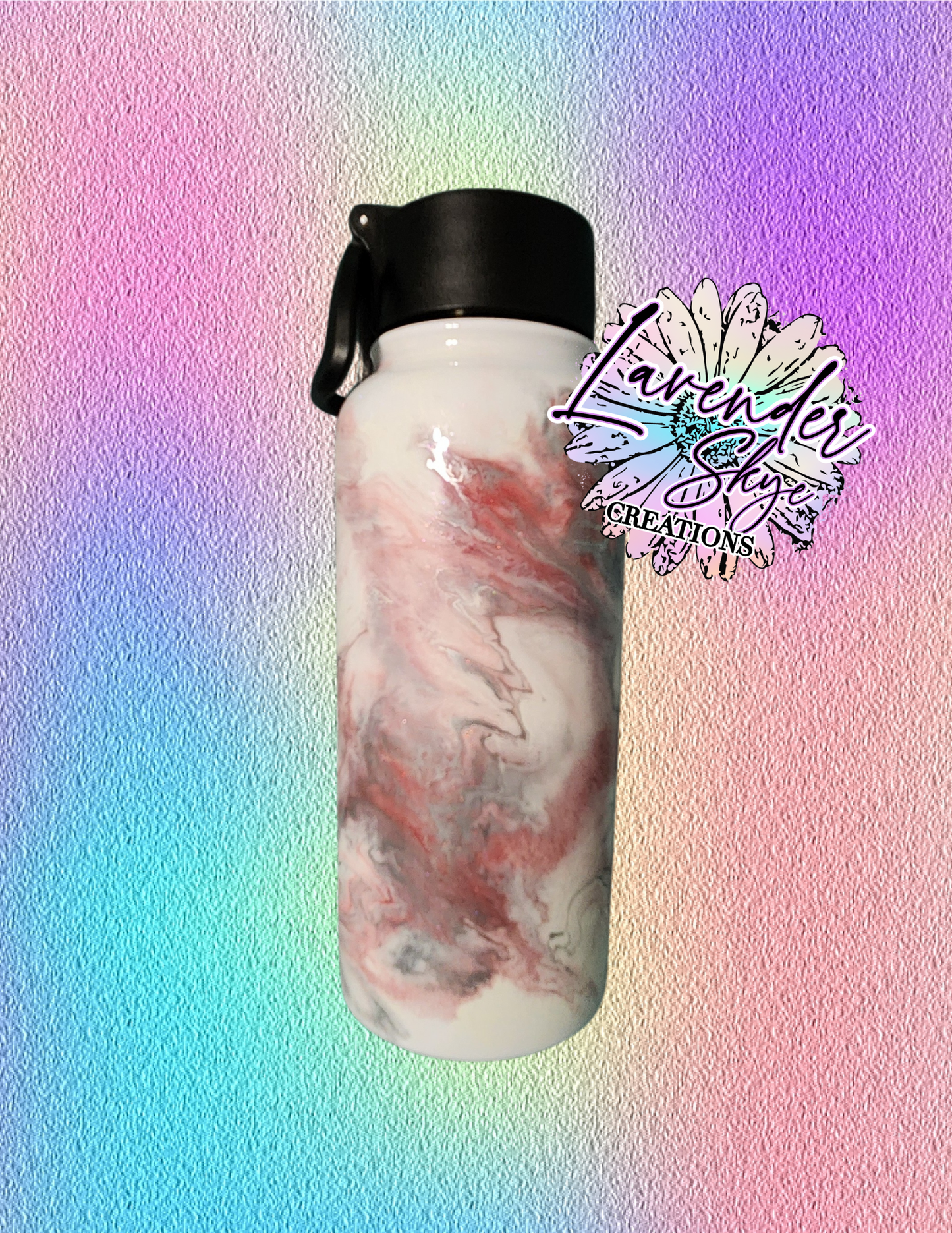 RTS 32oz Hydro {Cranberry Marble}