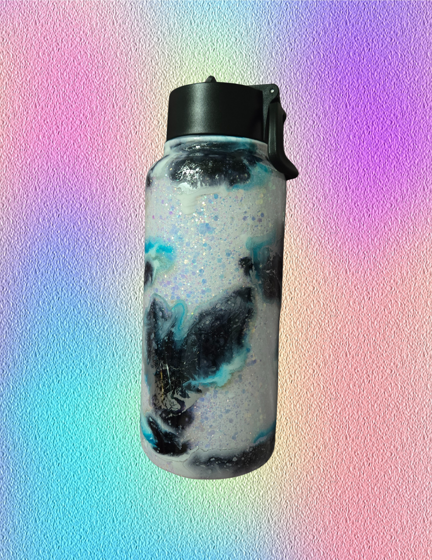 RTS 32oz Hydro {Galactic Ink Swirl w/ Glow}