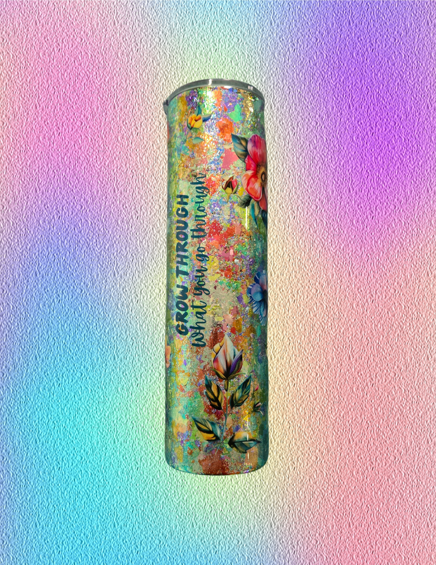 RTS 32oz Hydrofit {Foil Flakes & Flowers}