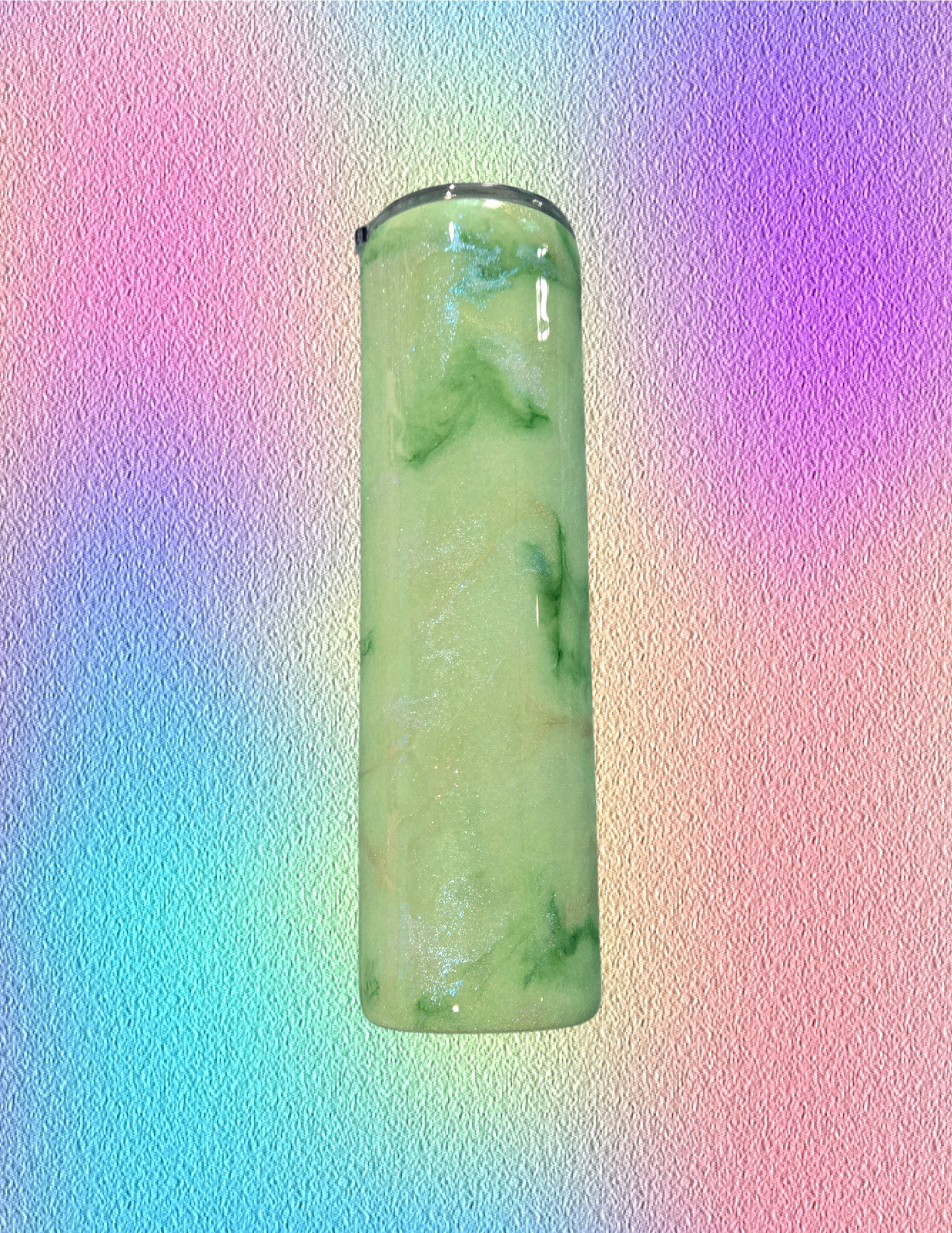 RTS 32oz Hydrofit {Green Ink Swirl w/ Glow}