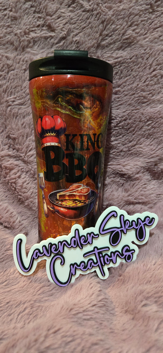 RTS 16oz Travel Mug {King BBQ w/ Glow}