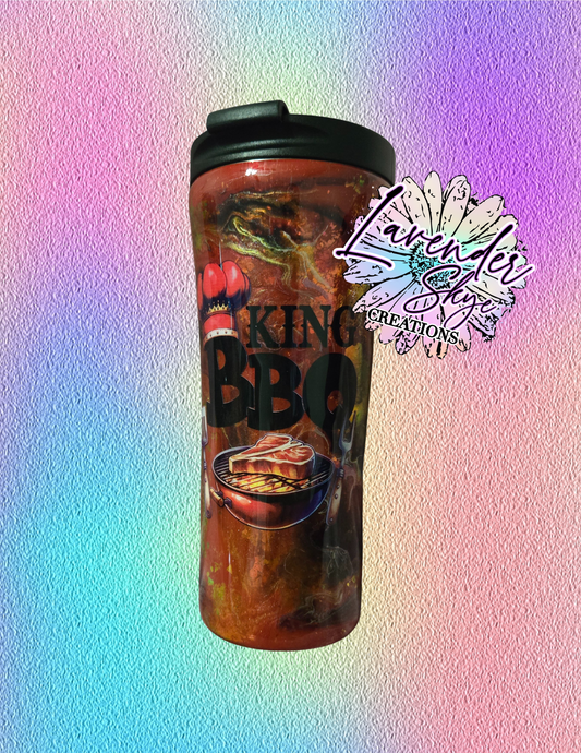 RTS 16oz Travel Mug {King BBQ w/ Glow}