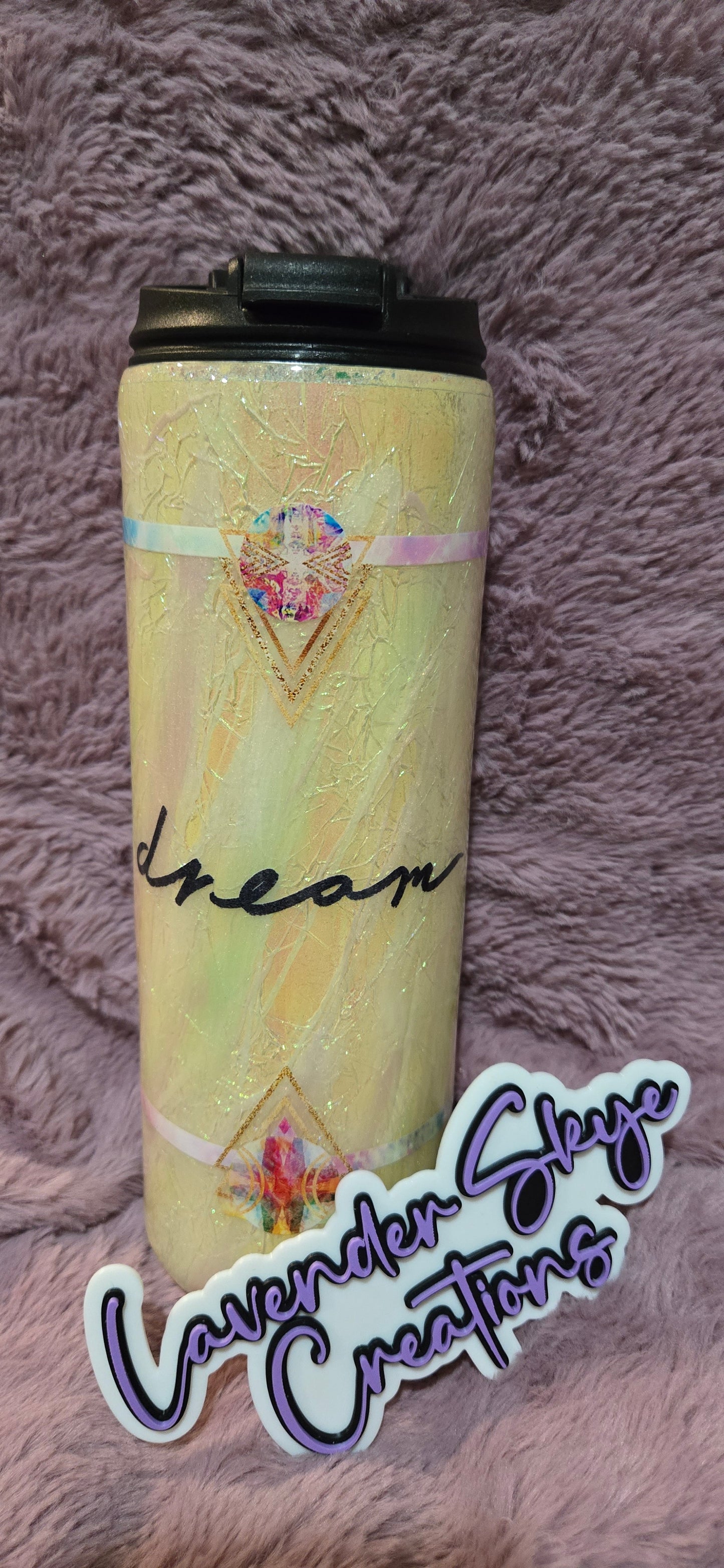 RTS 18oz Dual Flip {Boho Dream MilkyWay w/ Glow}