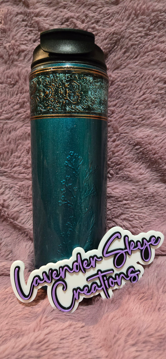 RTS 18oz Dual Flip {Patina Flower}