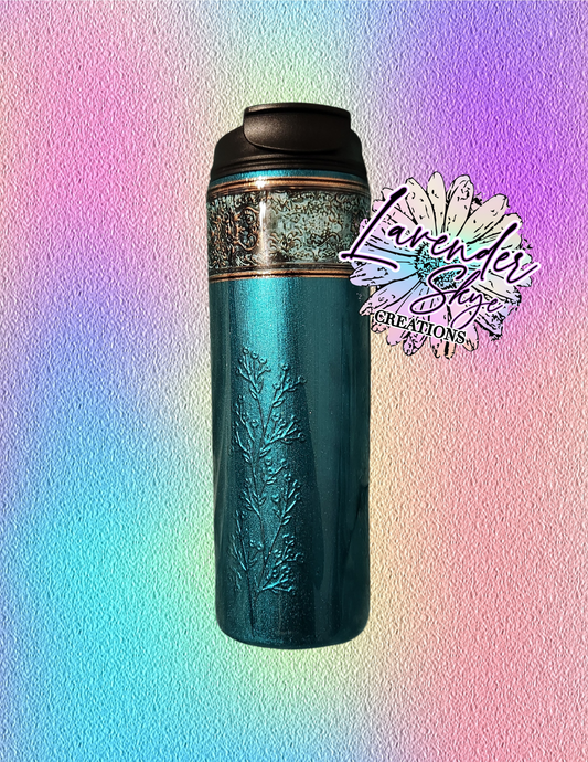 RTS 18oz Dual Flip {Patina Flower}