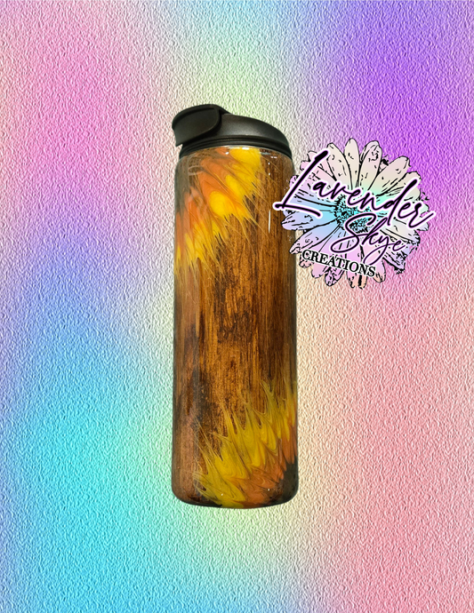 RTS 18oz Dual Flip {Sunflower Woodgrain w/ Glow}