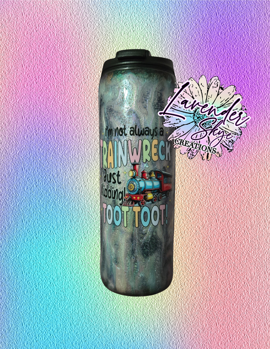 RTS 18oz Dual Flip {Trainwreck w/ Glow}