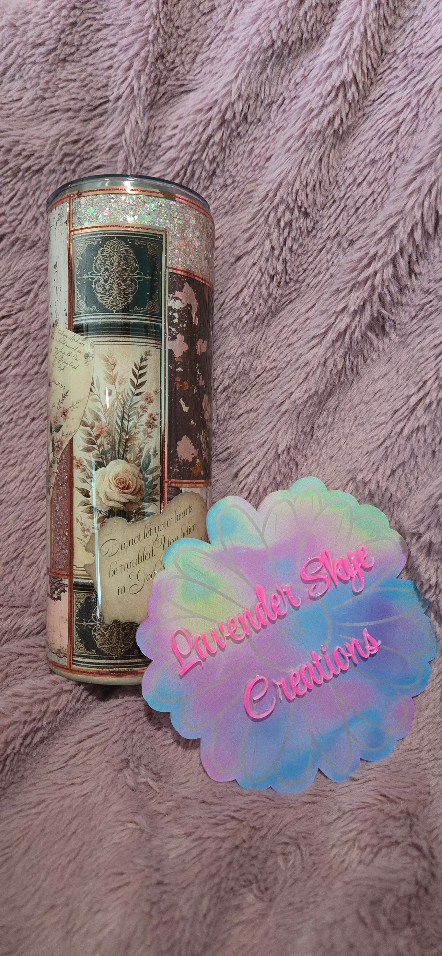 20oz Skinny {Love Without Limits Patchwork}