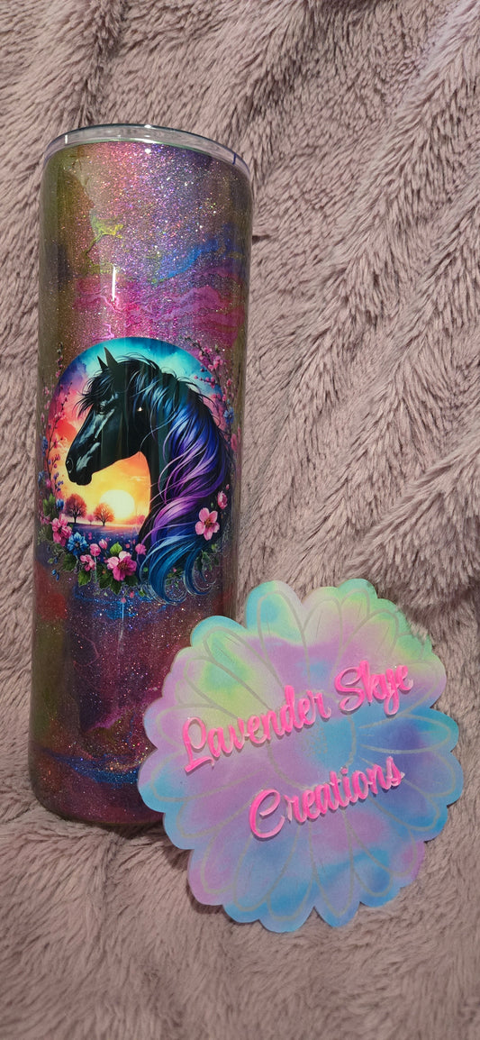 30oz Skinny {Rub a Dub Ink Swirl}