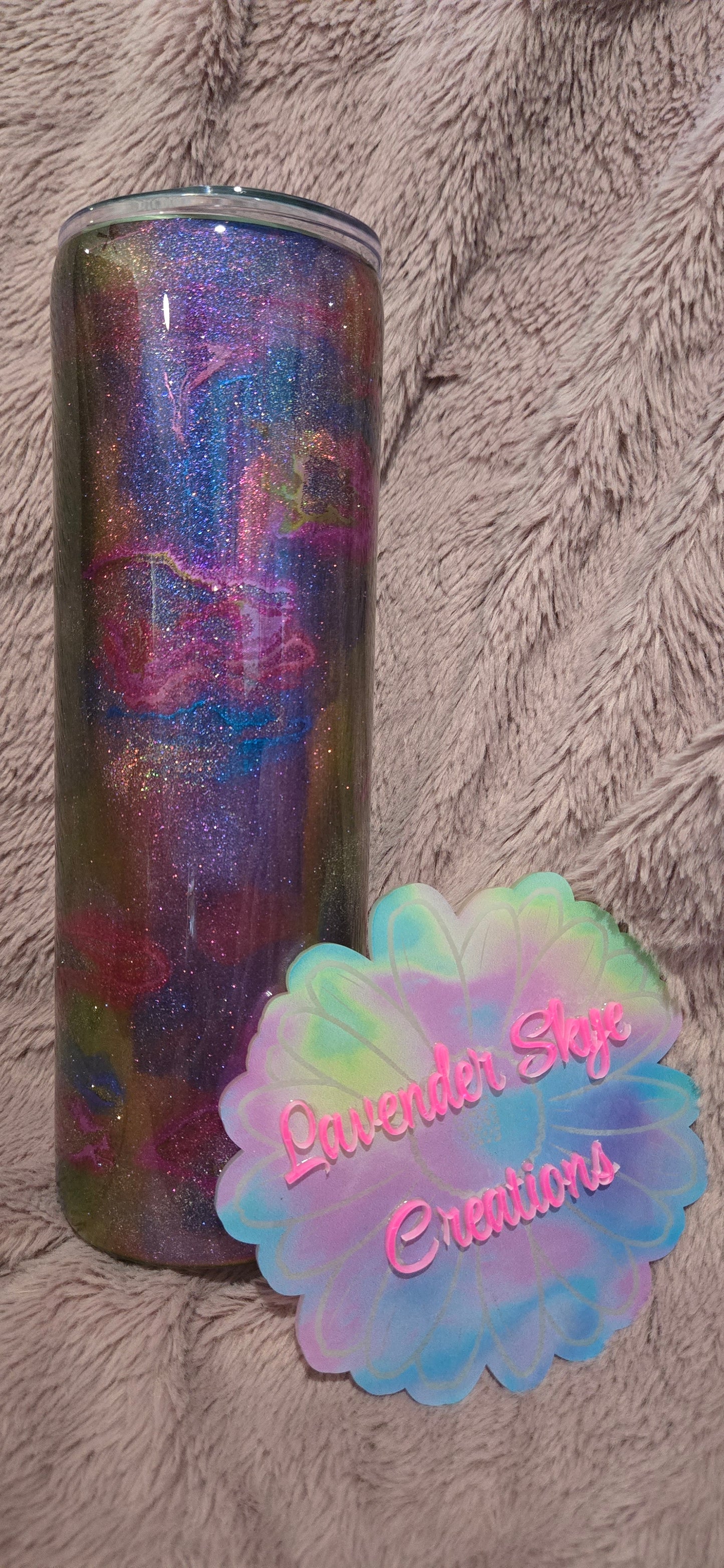 30oz Skinny {Rub a Dub Ink Swirl}