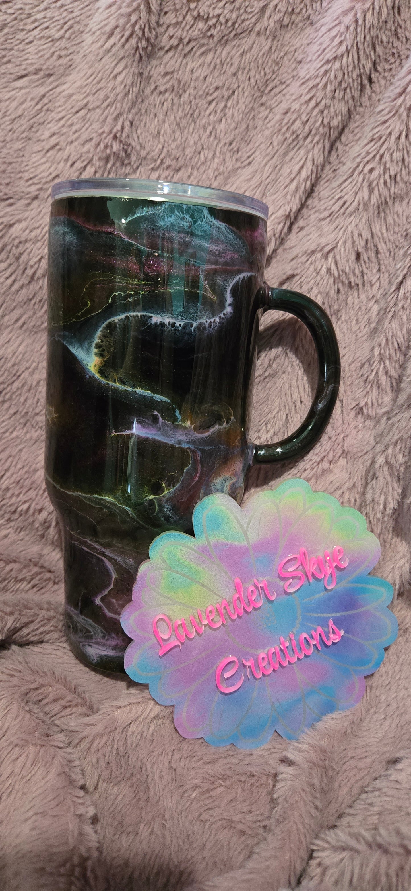 32oz Travel Mug {Dark Nebula}