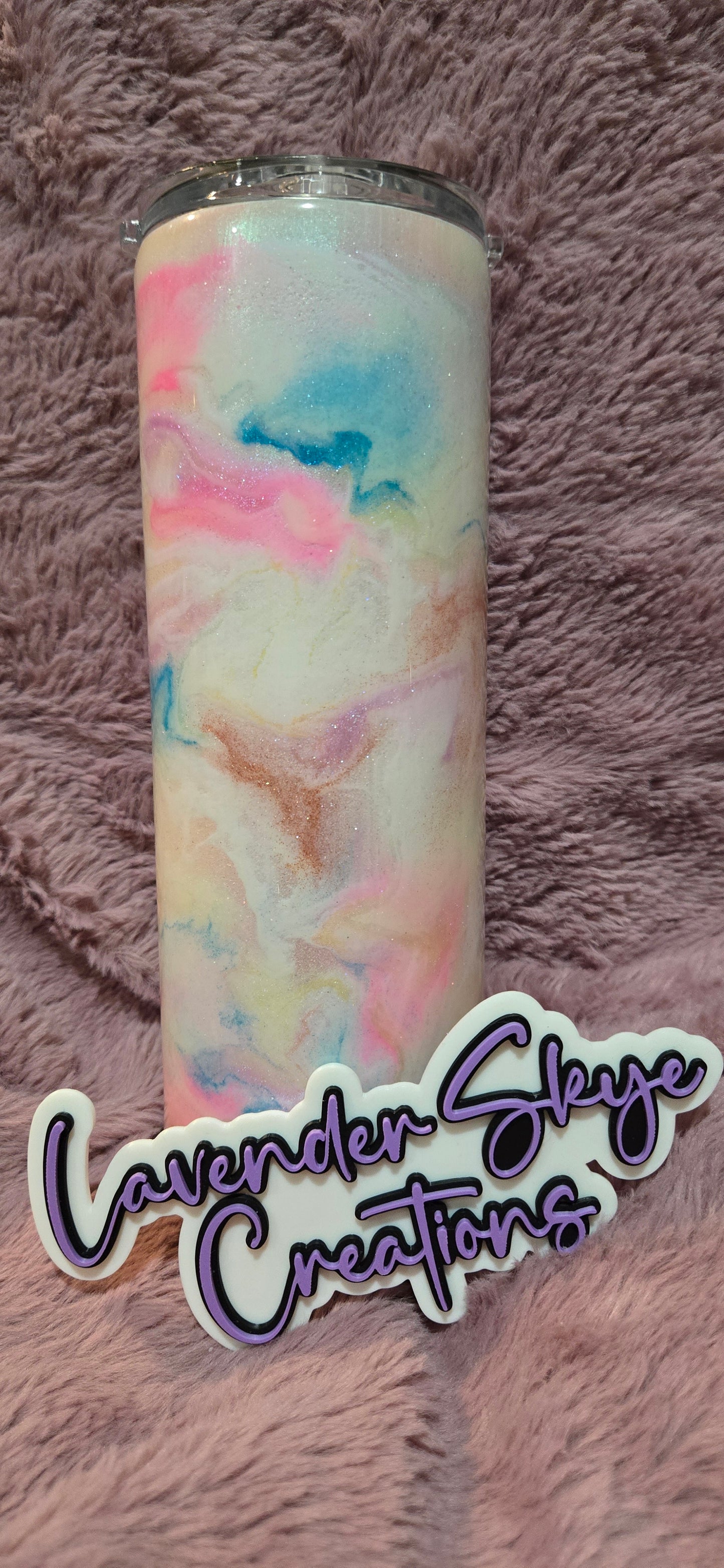 20oz Duo {Big Girl Boots Ink Swirl w/ Glow}
