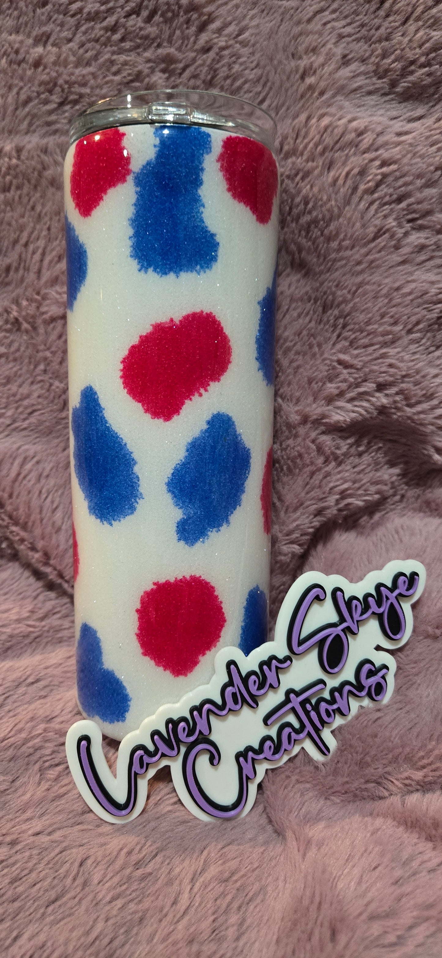 20oz Duo {Red, White & Moo}