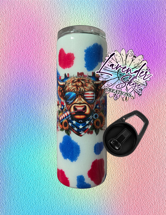 RTS 20oz Duo {Red, White & Moo}
