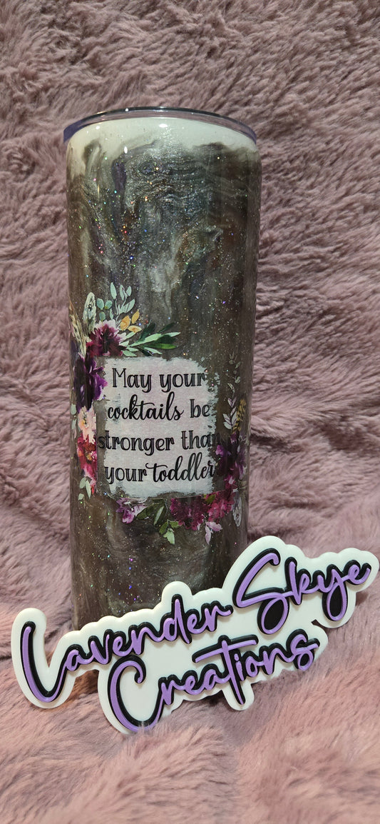 RTS 20oz Skinny {Cocktails & Toddlers w/ Glow}