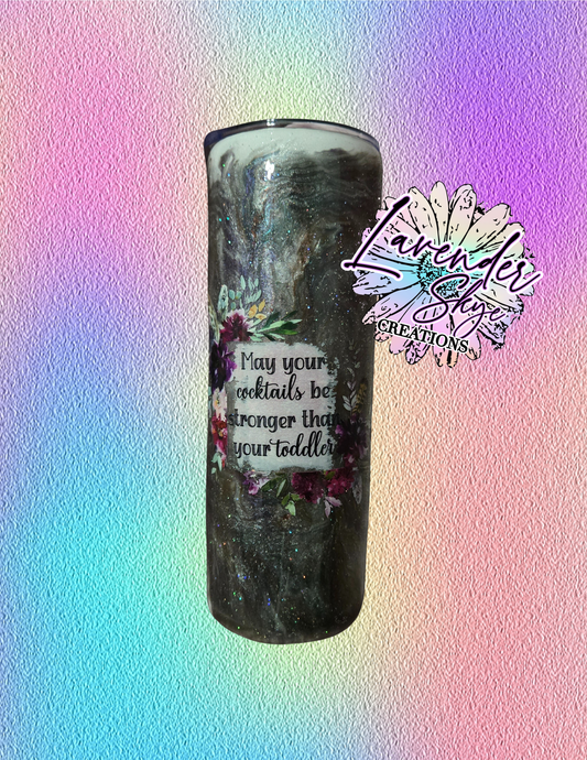 RTS 20oz Skinny {Cocktails & Toddlers w/ Glow}