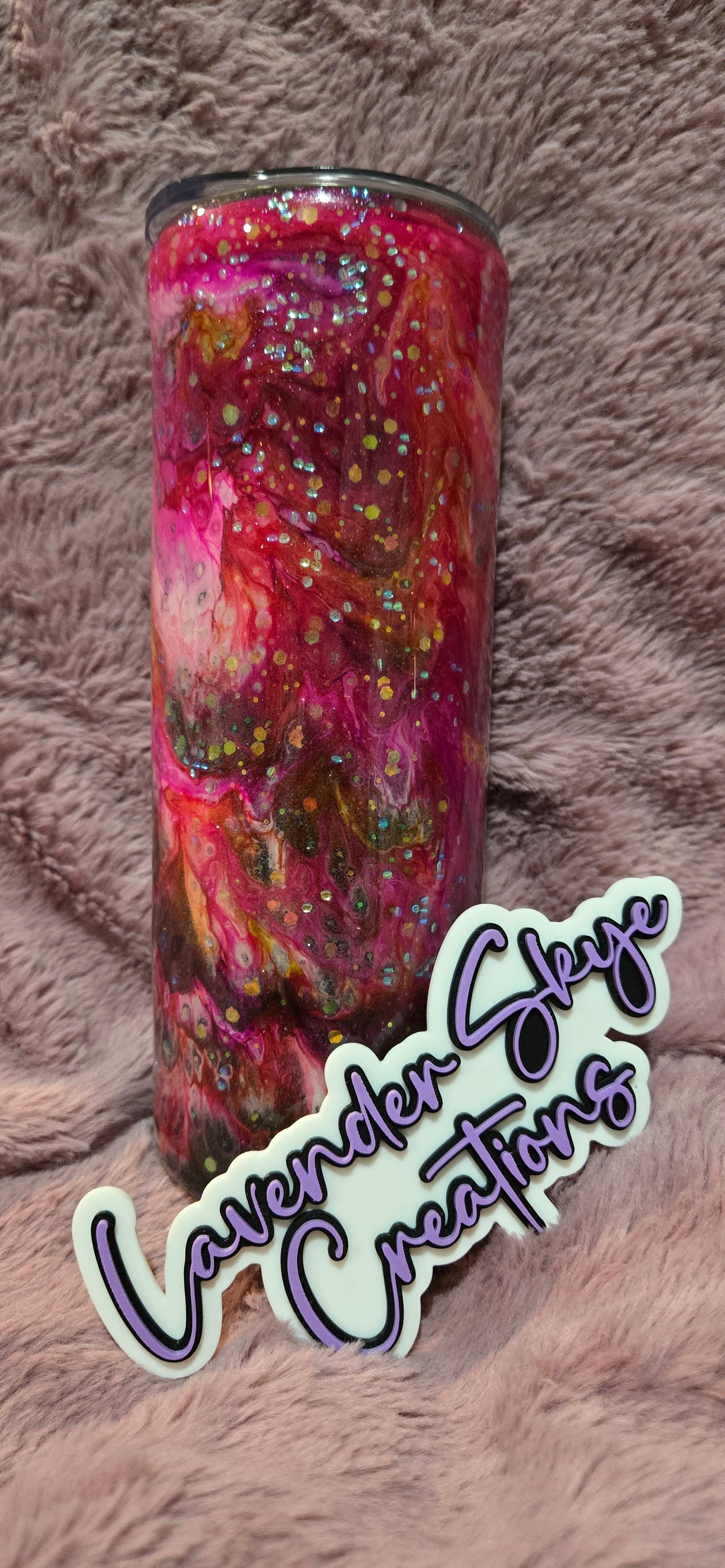 20oz Skinny {Moonrock w/ Glow}