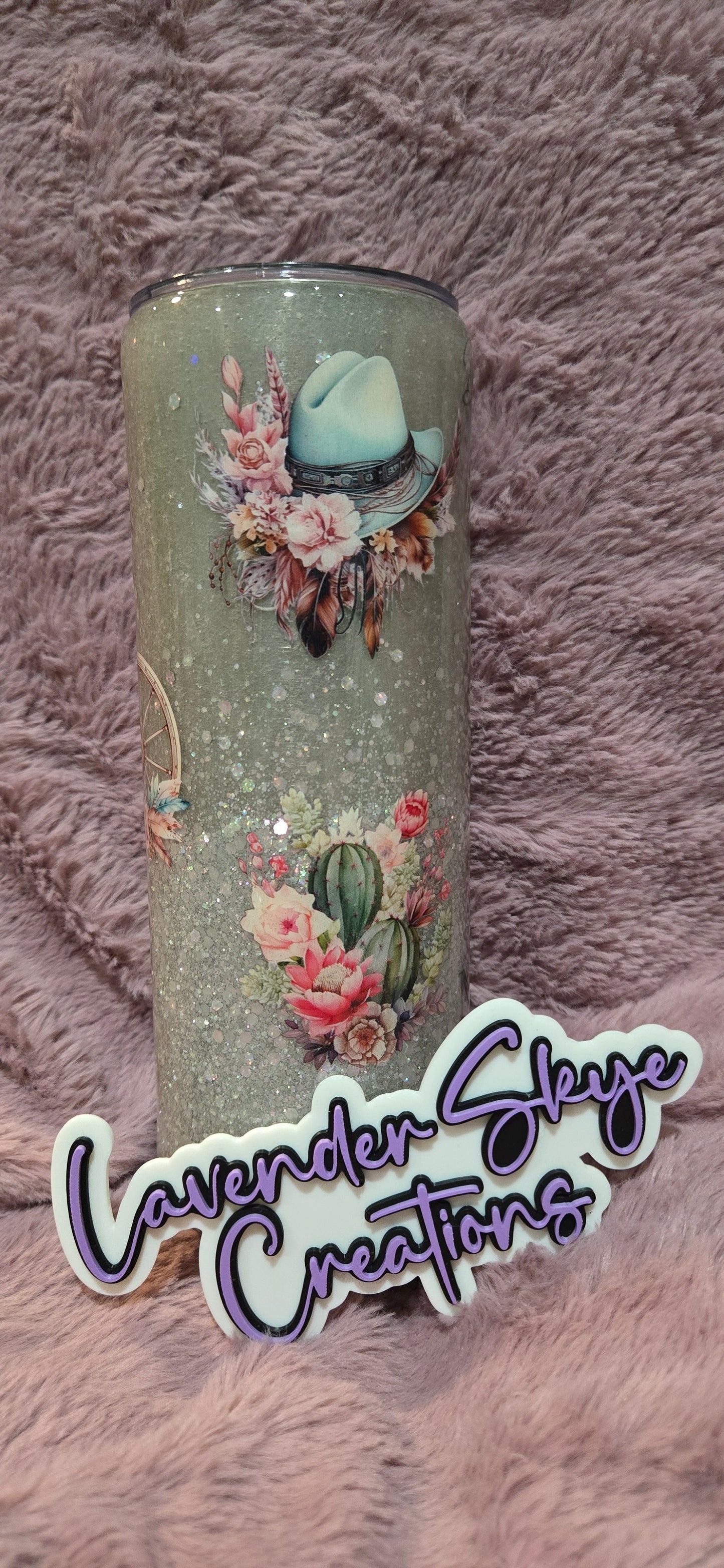 20oz Skinny {Western Crystals}