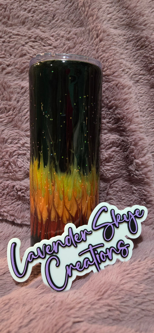 RTS 24oz Hydrofit {Fire Boujie w/ Glow}