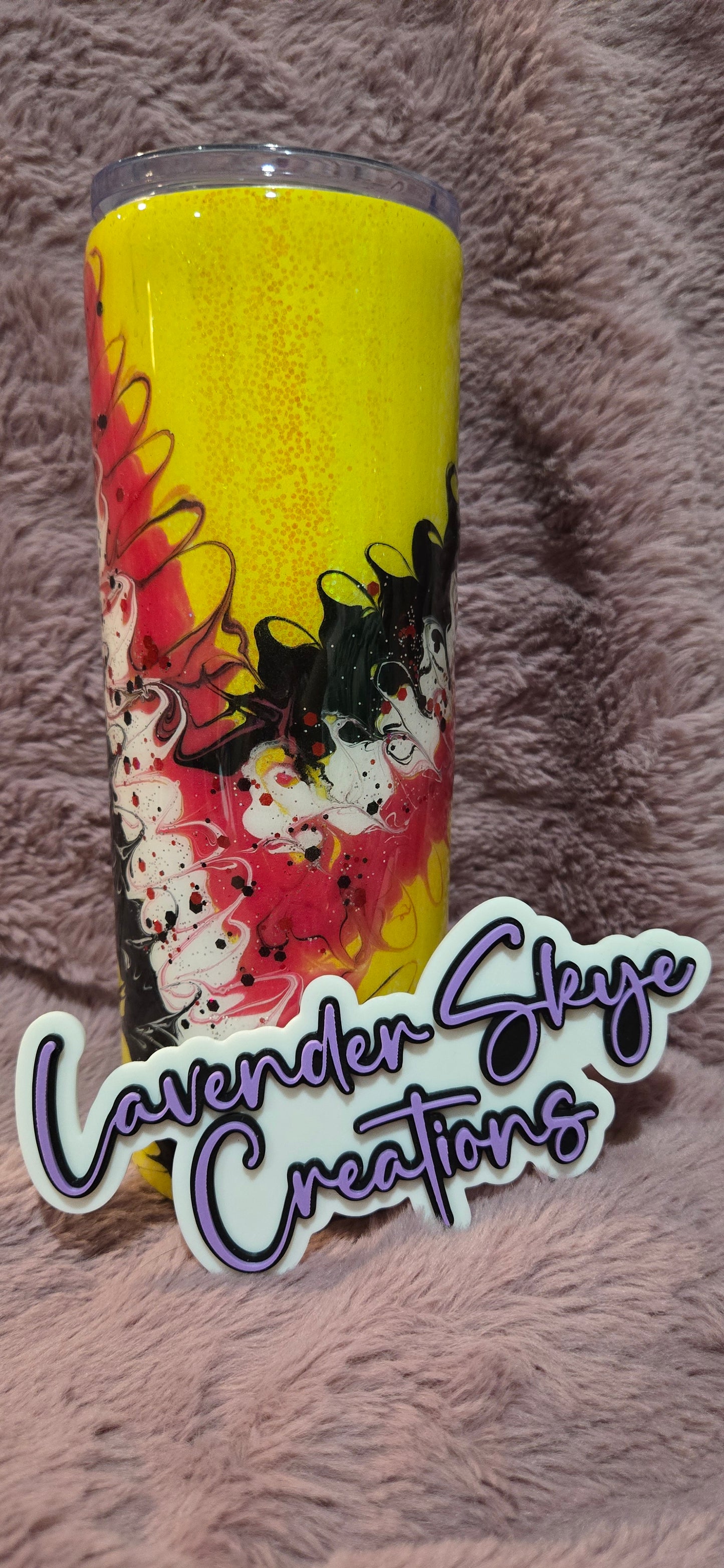 24oz Hydrofit {Softball Mom JenX w/ Glow}