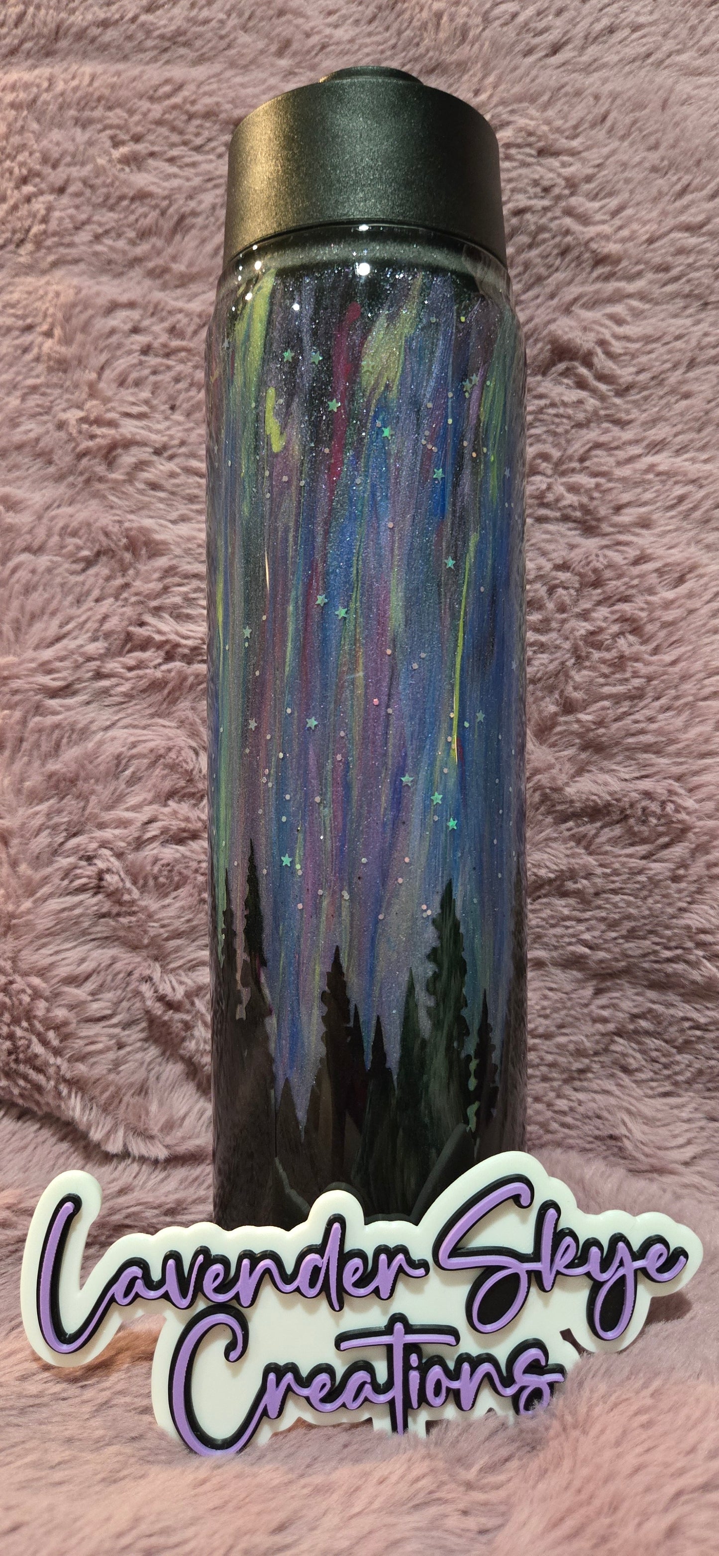 25oz Hydro {Northern Lights w/ Glow}
