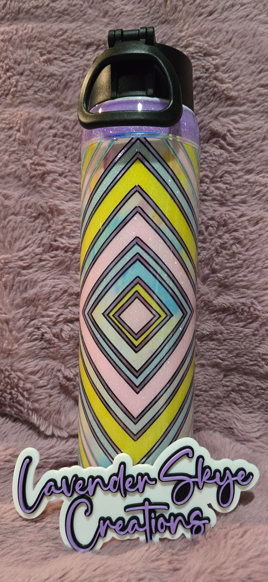 RTS 25oz Hydro {Pastel Diamond Show}