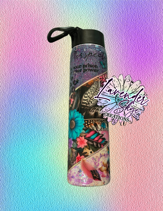 RTS 25oz Hydro {Perspective & Feathers}