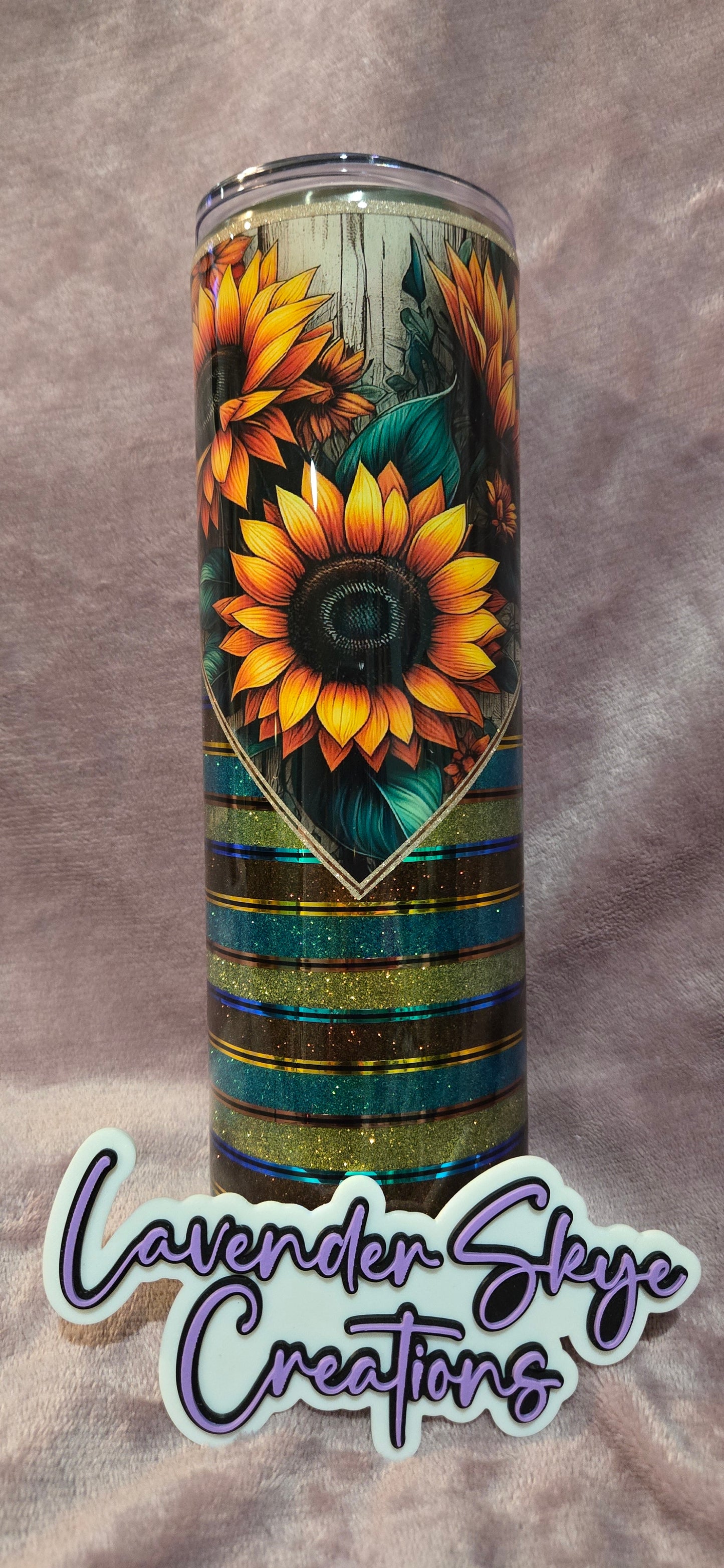 RTS 30oz Skinny {Sunflower Serape}