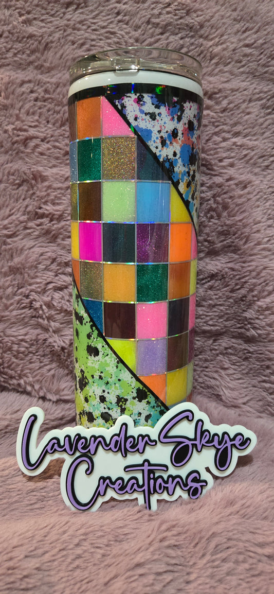 RTS 30oz Duo {Checkerboard Splatter}