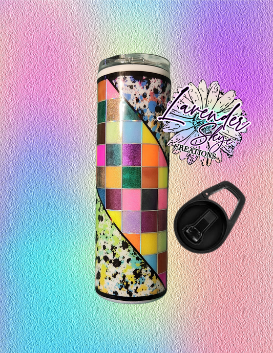 RTS 30oz Duo {Checkerboard Splatter}