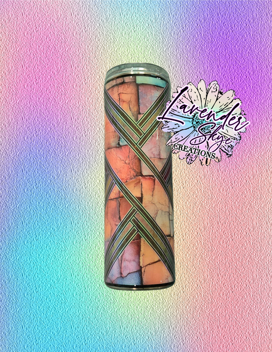 RTS 30oz Skinny {Diamond Bricks}