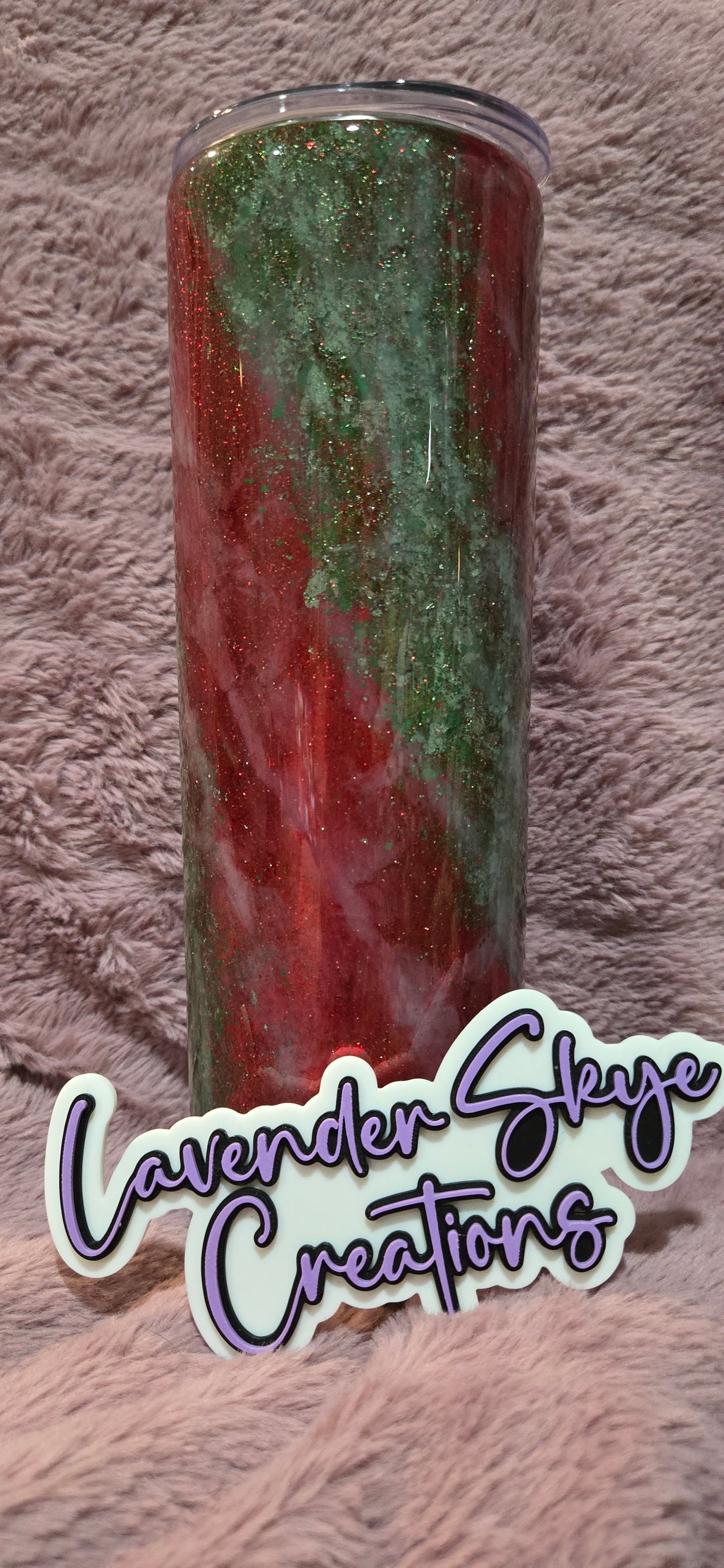 RTS 30oz Skinny {Merry Christmas MilkyWay w/ Glow