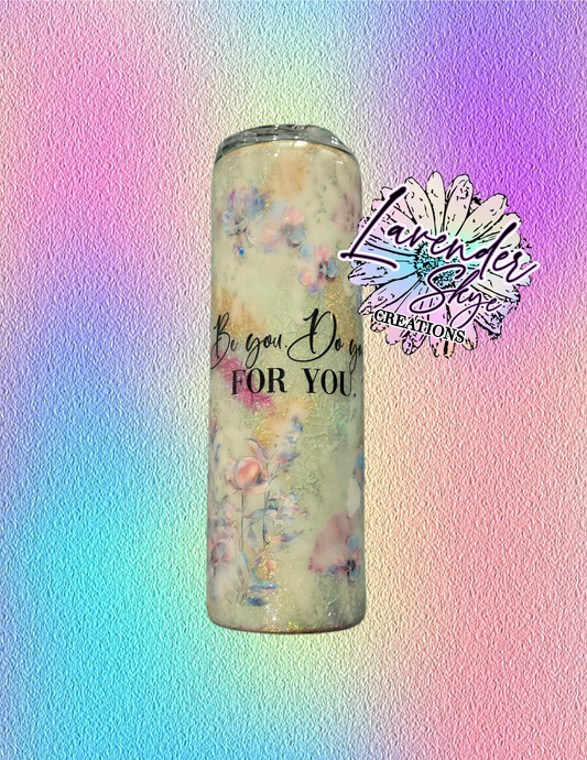 RTS 30oz Skinny {Opal MilkyWay w/ Glow}