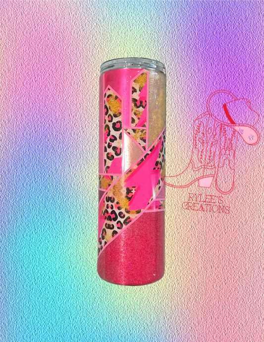 RTS 30oz Skinny {Pink Mixed-Media}