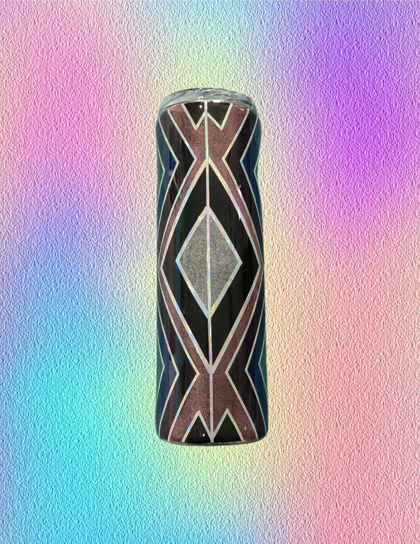 RTS 30oz Skinny {Rainbow Diamonds}