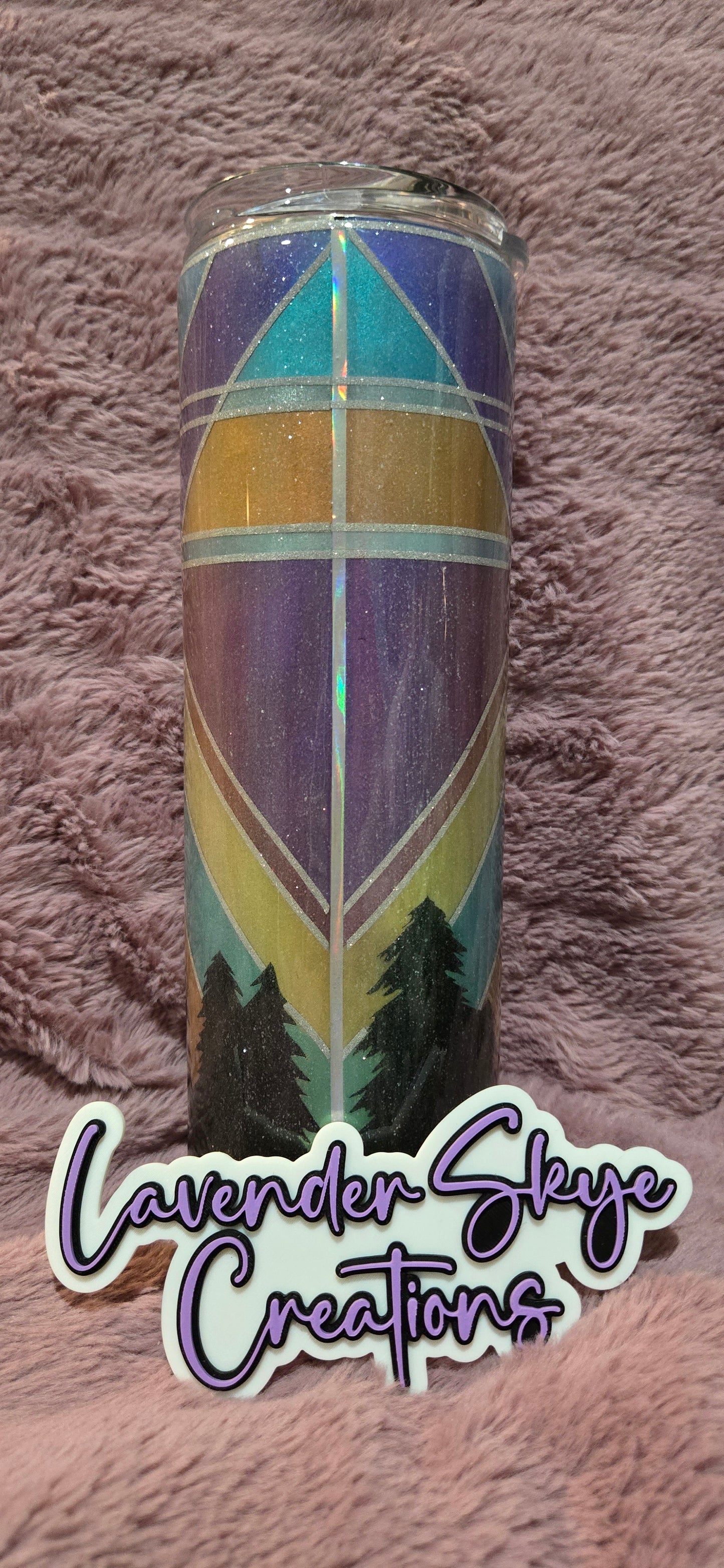 RTS 30oz Skinny {Triangles & Treeline}